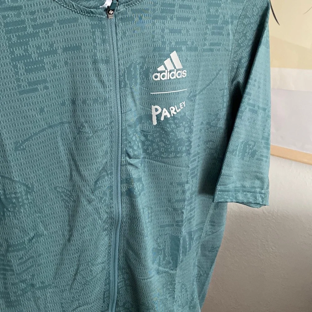 Adidas Cycling Jersey PARLEY Tech breathable Size m - Picture 10 of 14